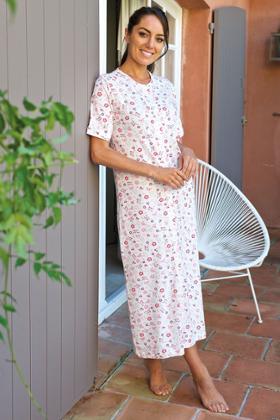 CHEMISE DE NUIT OUVERTE DEVANT