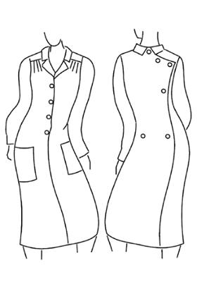 ROBE OUVERTE DOS CROISÉ