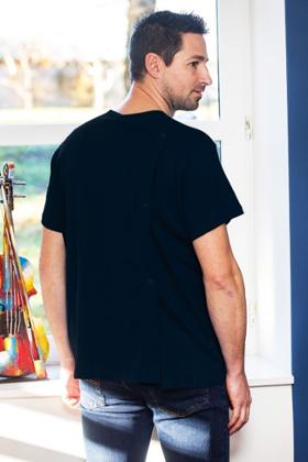 T-SHIRT OUVERT DOS CROISÉ