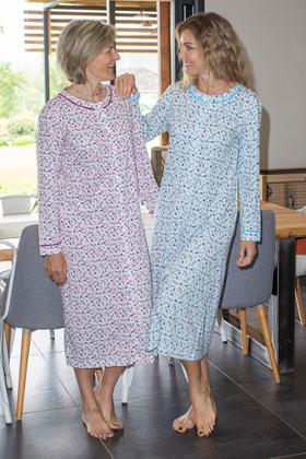 CHEMISE DE NUIT OUVERTE DEVANT