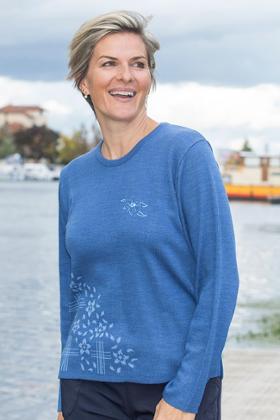 PULL BRODERIE