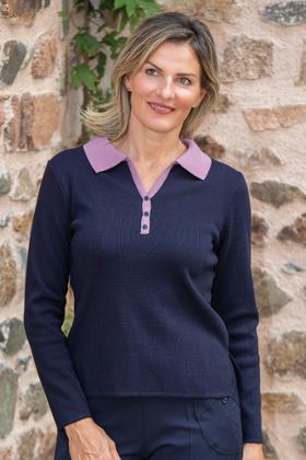 POLO OUVERT DOS CROISÉ