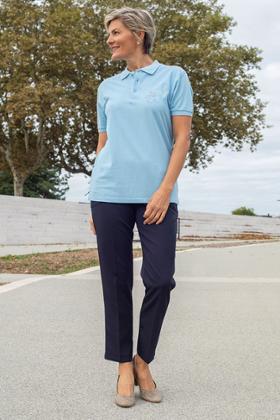POLO BRODERIE COTON