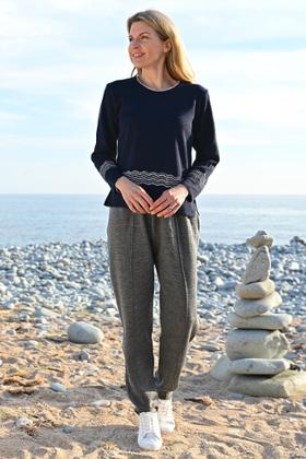 PANTALON MAILLE JERSEY
