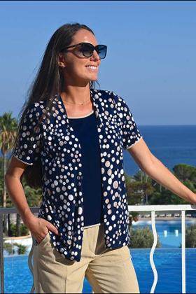 TOP FAUX 2 PIECES