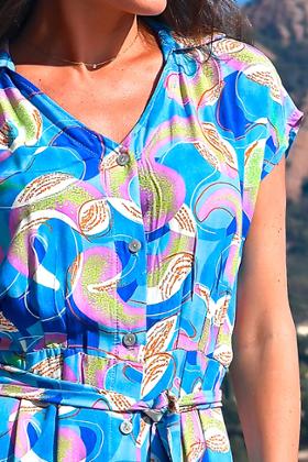 ROBE OUVERTE DEVANT