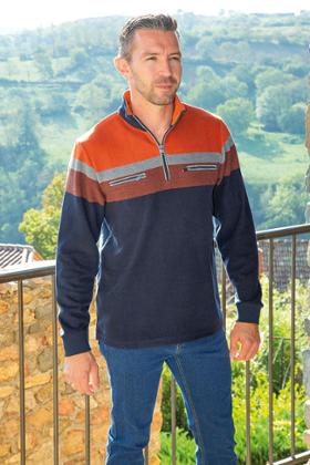 POLO COL ZIPPÉ