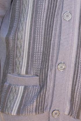 GILET COL POINTE