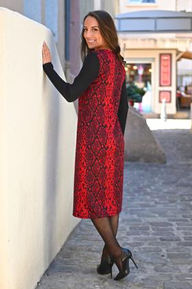 ROBE MANCHES COTELÉES