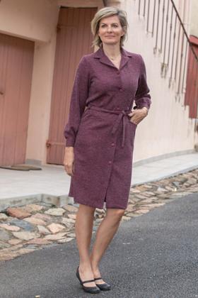 ROBE OUVERTE DEVANT