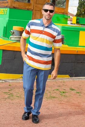 POLO CROISÉ DOS COTON