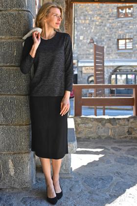 PULL UNI GRANDE TAILLE