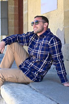 CHEMISE A CARREAUX