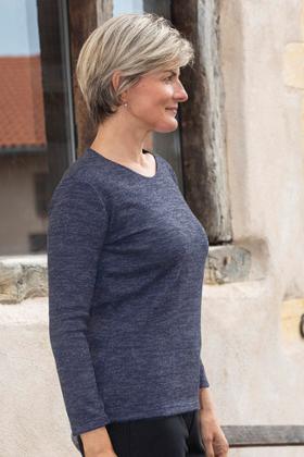 PULL CROISE DOS GRANDE TAILLE