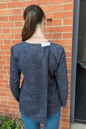PULL CROISE DOS GRANDE TAILLE