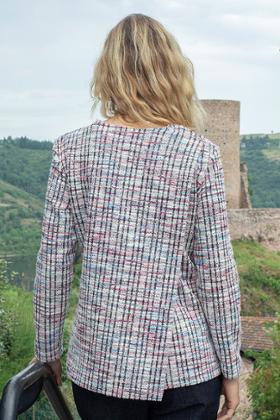 PULL CROISE DOS GRANDE TAILLE