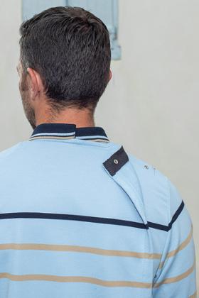 POLO CROISÉ DOS