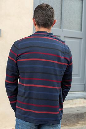 POLO CROISÉ DOS GRANDE TAILLE