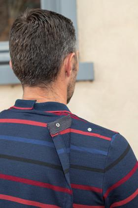 POLO CROISÉ DOS GRANDE TAILLE