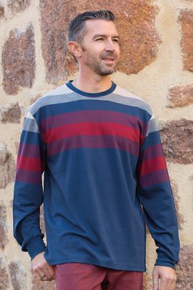 T-SHIRT ML COTON VISCOSE