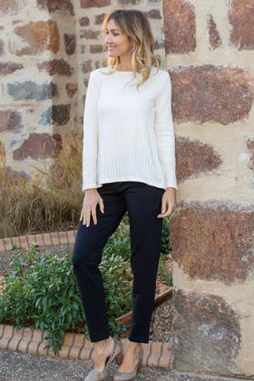 PULL CROISE DOS MAILLE