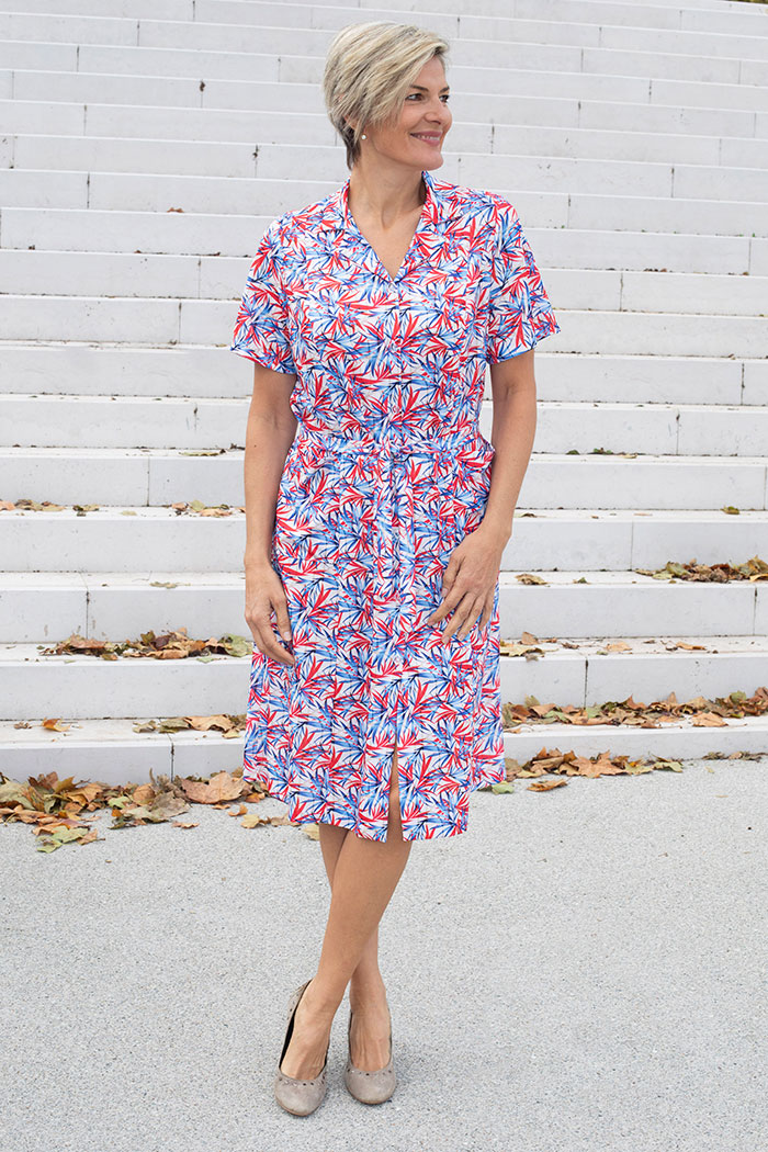 ROBE OUVERTE DOS CROISÉ