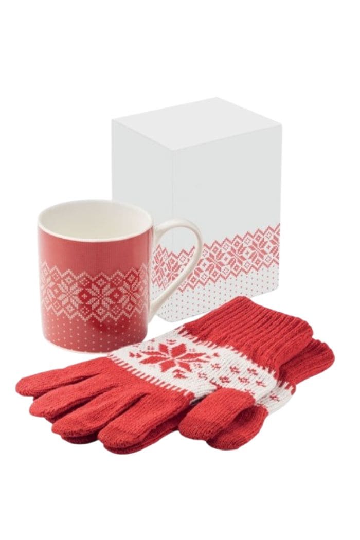 GANTS ET TASSE NOEL