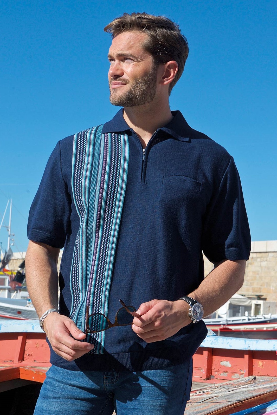 POLO ZIPPÉ MC