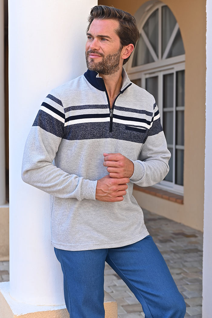 POLO COL ZIPPÉ
