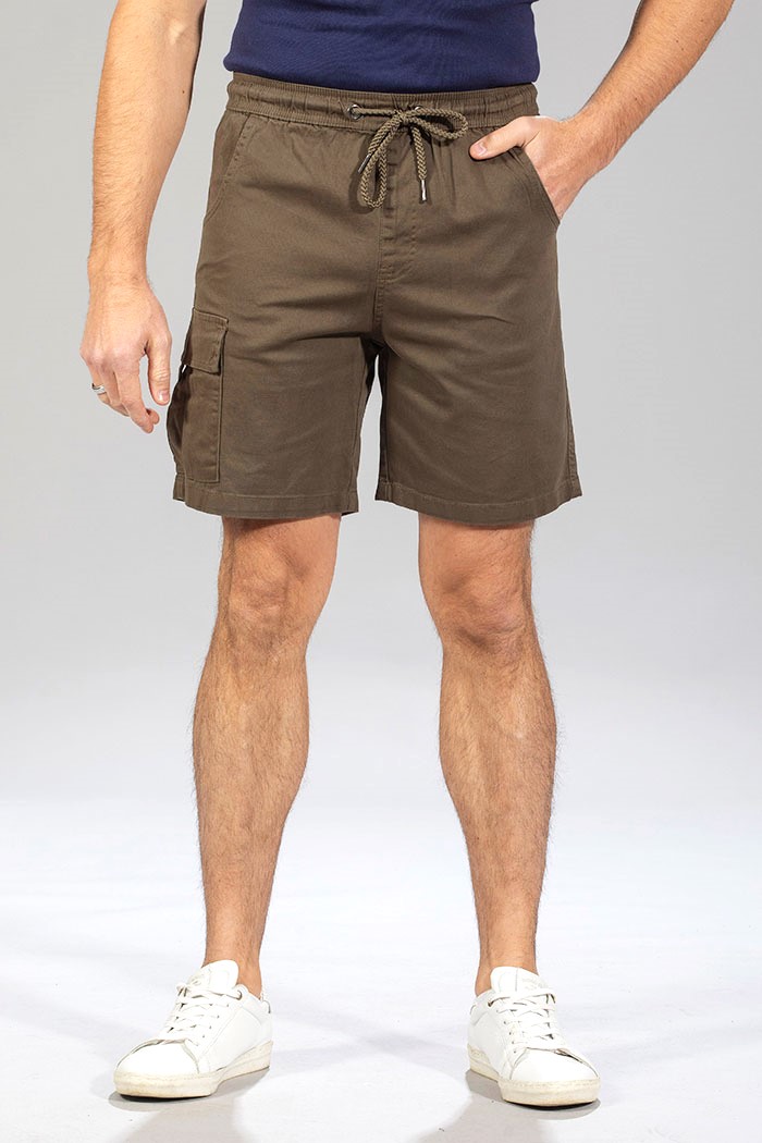 SHORT COTON AVEC LIEN