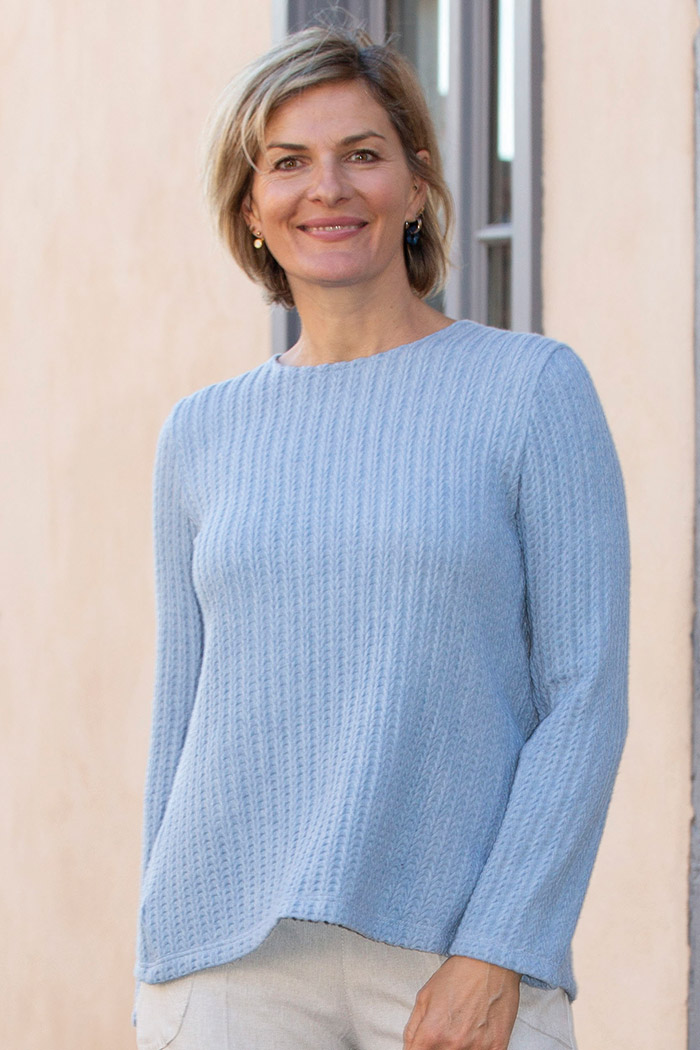 PULL CROISE DOS MAILLE